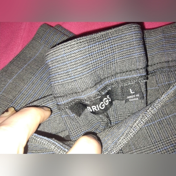 Size Large _ Briggs Stretch Pants / Slacks Wide Legged - Picture 2 of 3